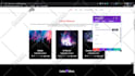 design a modern music website for artists, djs, and labels