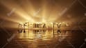 create cinematic logo animation intro with sunrise reveal