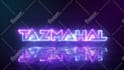 create electric neon logo animation