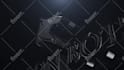 make you black and plastic logo animation