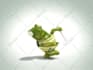 make this funny turtle dance and get CRAZY and show your logo or text