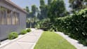 do backyard design, pool and garden design as 3d landscape architect