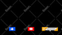 create youtube like and subscribe button animations