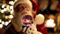 insert your logo in this christmas ball with santa