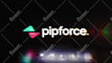 create metaverse glitch logo intro