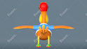 create 3d character model for you