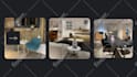 create colorful photo slideshow promo video, intro