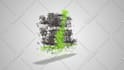 make a 3d kids particle video intro custom logo animation, intro and outro