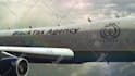add your logo on flying boeing airplane video