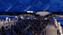 design modern exhibition booth, kiosk, trade show stand 3d
