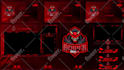 design professional twitch overlay and logo in 1 day