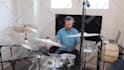 record brushes on drums