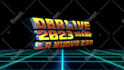 create your logo or text on delorean back to the future car