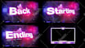 create custom animated startingsoon, brb, offline screens