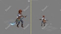 make animation for 3d game character and creature