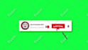 create premium youtube subscribe and bell notification overlay