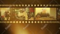 make film projector logo intro in 4k