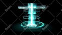 create 3d futuristic scifi hud hologram UI animations for tech projects