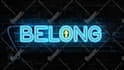 make 3d custom neon light intro text or logo animation