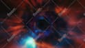make cinematic galaxy eye logo reveal intro