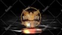 create glossy 3d and fire logo intro animation