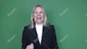 be your british presenter on green screen