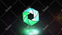 make 3 hologram,futuristic,hud 3d logo intro animation