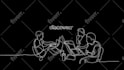 create continuous line gif animation