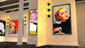 create realistic 3d art gallery slideshow video