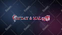 make merry christmas and happy new year lights logo intro