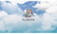 do jet plane fly through sky clouds logo reveal intro opener