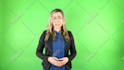 record a spokesperson video on greenscreen