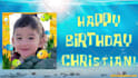 make a happy birthday video greeting from spongebob