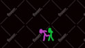 create a stick figure fight animation video
