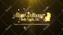 create luxury golden and silver intro logo animation