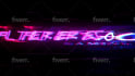create glitchy cyberpunk logo intro