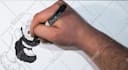 do a video while speed drawing a funny character with your MESSAGE on the bubble