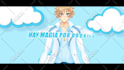 create anime style music video for vtuber utaite youtaite