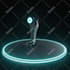 create cinematic 3d loop animation or nft motion artwork