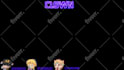 create cute an animated stream overlay for kick, twitch, youtube