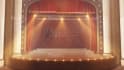 theatre curtain logo reveal