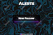 design professional animated twitch overlay and logo