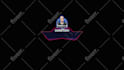 design animated twitch, youtube simple alert box