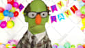 have harold the puppet make a video about anything