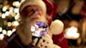 insert your logo in this christmas ball with santa