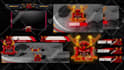 design animated twitch overlay, twitch logo, twitch stream package panels screen