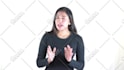 create spokesperson videos on infinity white background