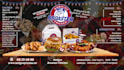 design static tv screen menu or digital menu, menu board, flyer for restaurant