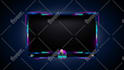 design an animated webcam overlay