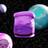 create colorful dynamic 3d object, scene, or animation